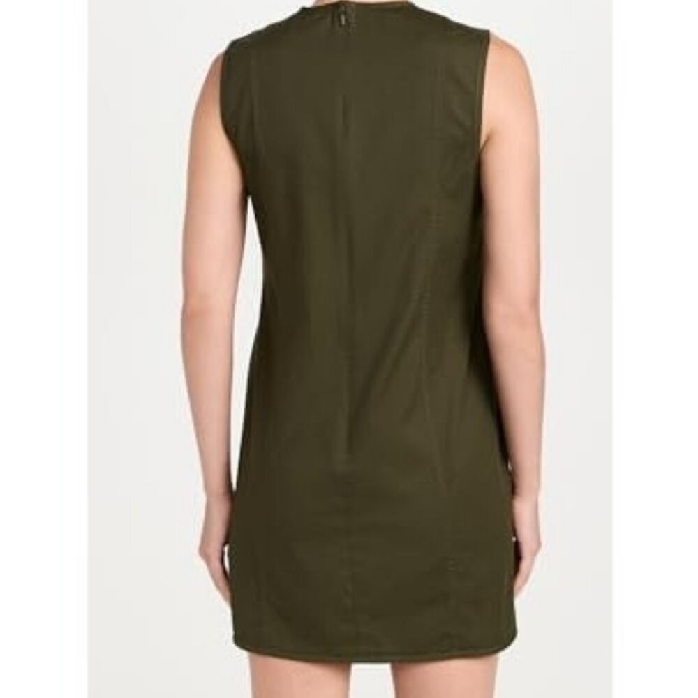 Theory Women's Crewneck Sleeveless Stretch Cotton Minidress Size 0 New with Tag - Picture 2 of 7